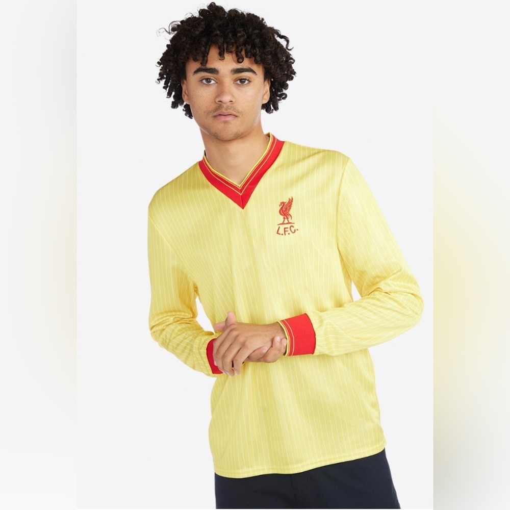 LFC Retro Mens 1984-1985 Away Shirt - NWT Size L